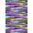 papier peint panoramique rayures peintes horizontales violet, rose, bleu, jaune et vert