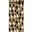 papier peint intissé XXL motif graphique en 3D noir, marron et beige