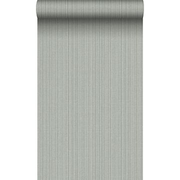 papier peint structure tissée gris