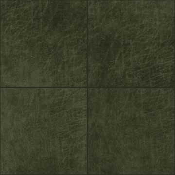 carreaux adhésifs en cuir écologique  carré vert olive grisé
